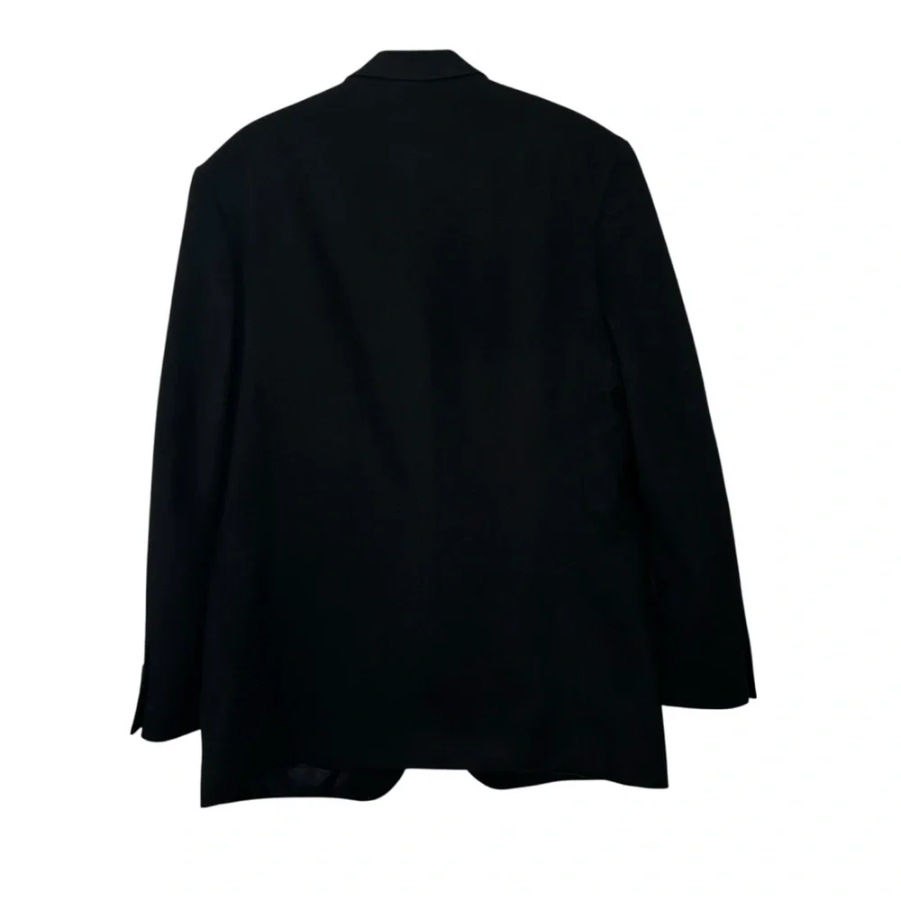 100% Cashmere Black Blazer Men’s Size 43 Regular By Pronto Uomo